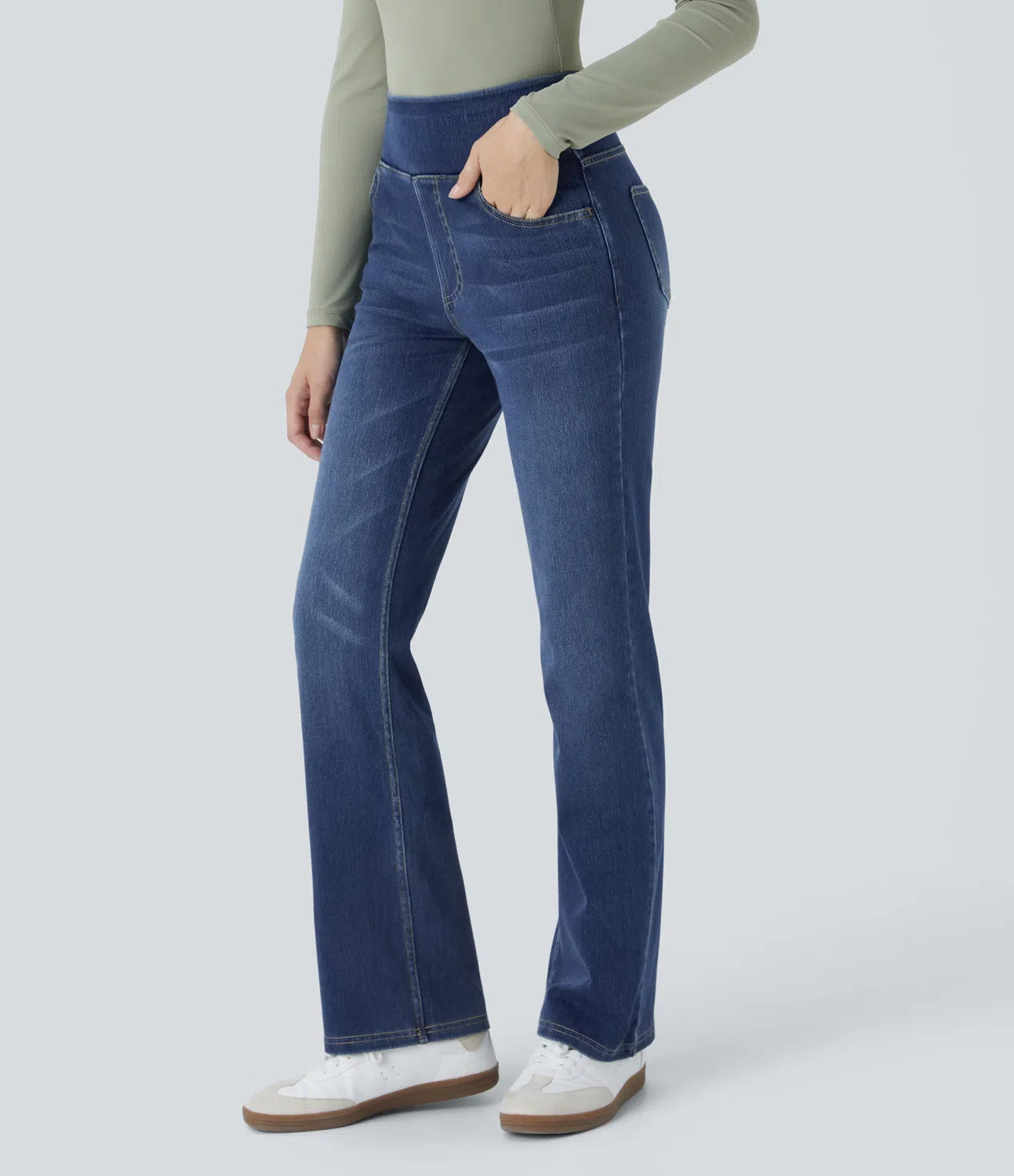 ALIYAH™ - HIGH WAISTED BOOTCUT JEANS