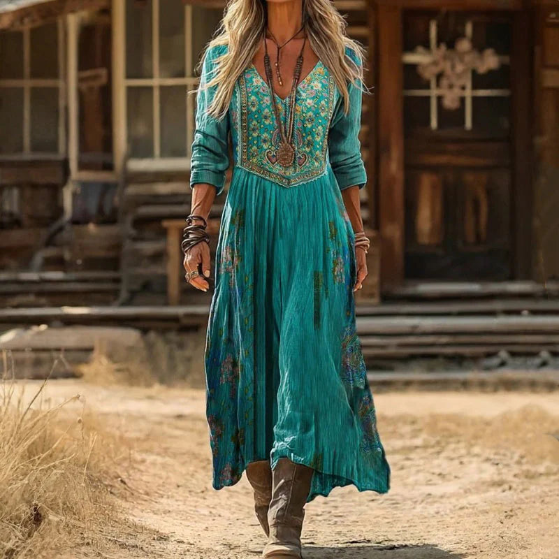 VERA™ - VINTAGE FLORAL DRESS