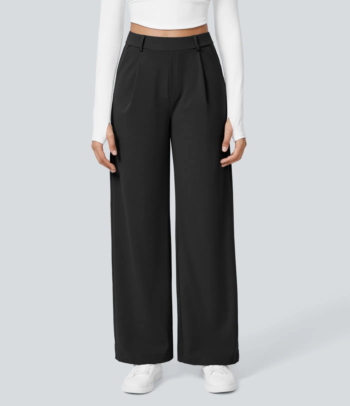 ALYSSA™ - HIGH WAISTED STRAIGHT LEG WORK PANTS