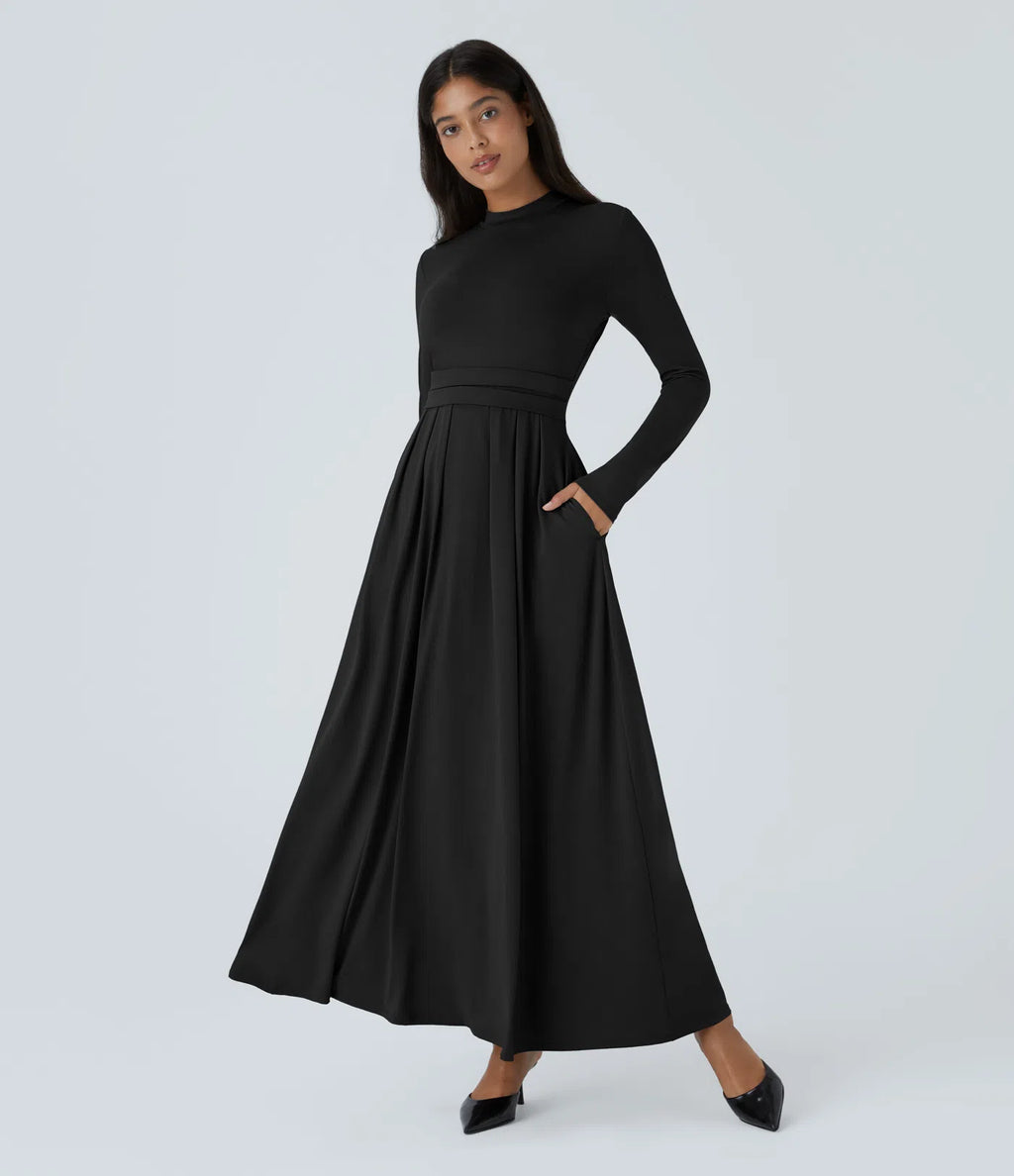 SOFIA™ - LONG SLEEVE MAXI CASUAL DRESS