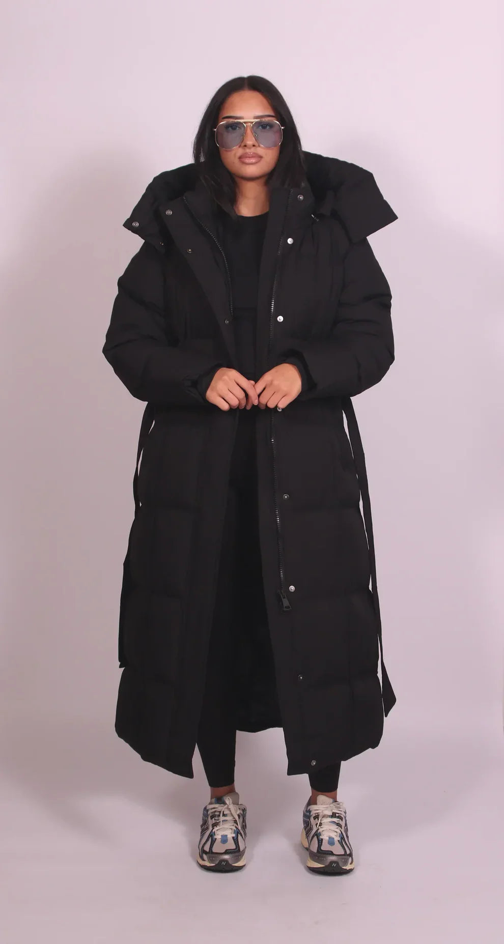 CARMEN™ - LONG BELTED PUFFER COAT