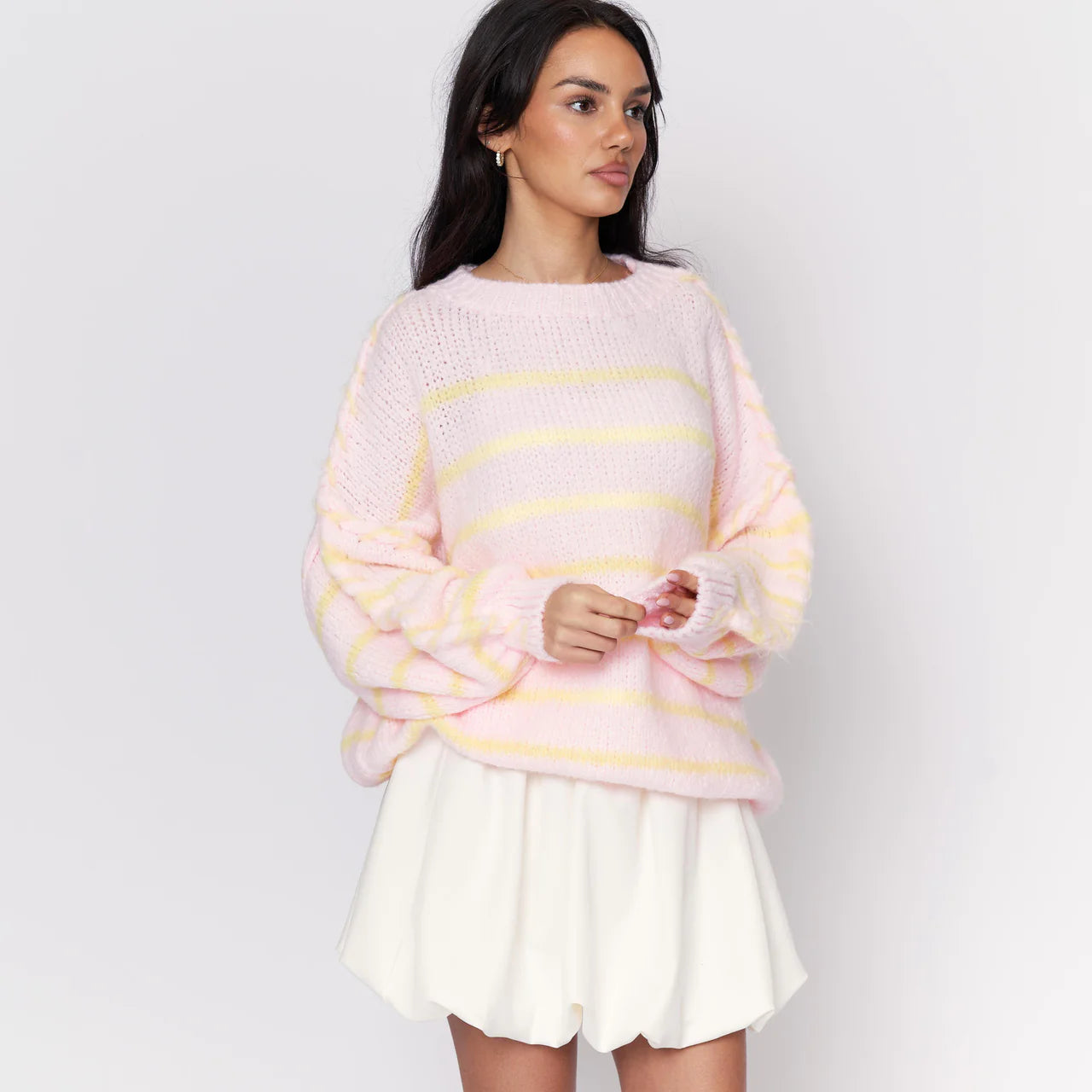 ADELE™ - OVERSIZED STRIPED SWEATER